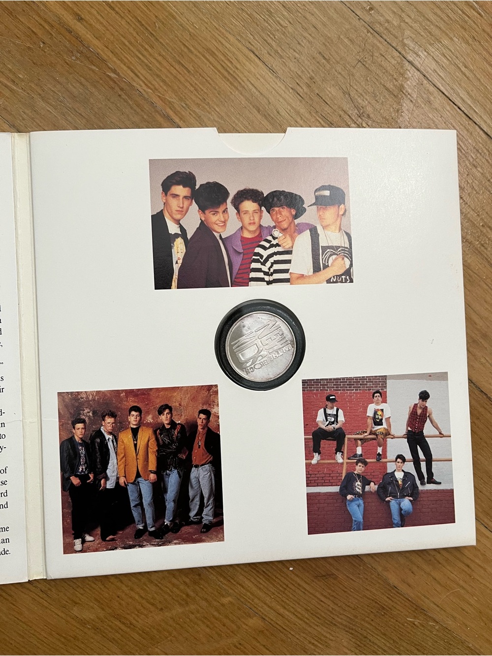 1990 New Kids On The Block collectors coin - Picture 5 of 7